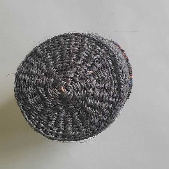 Handcrafted Statement Cuff Watch, 100% Leather +beaded basket for storage. - Picture 14 of 17